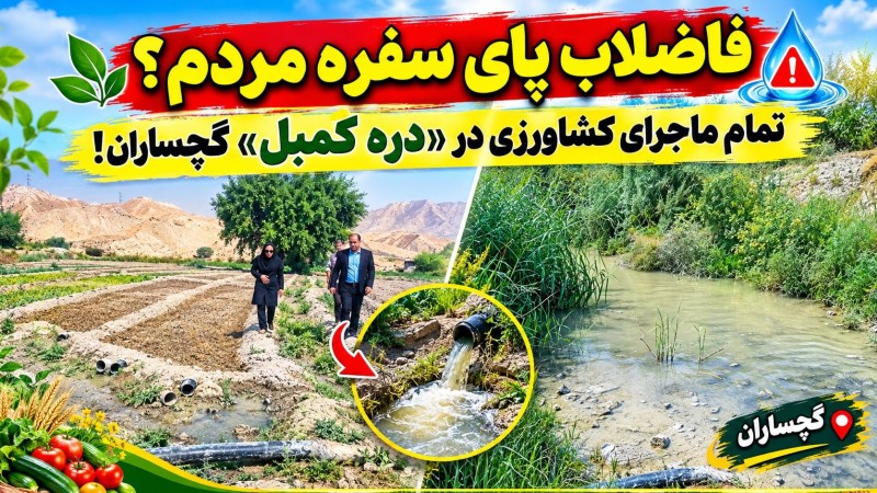 تمام ماجرای کشاورزی در «دره کُمبل» گچساران!